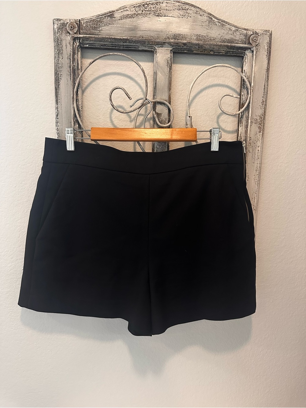 Zara Black Tailored Bermuda Shorts
